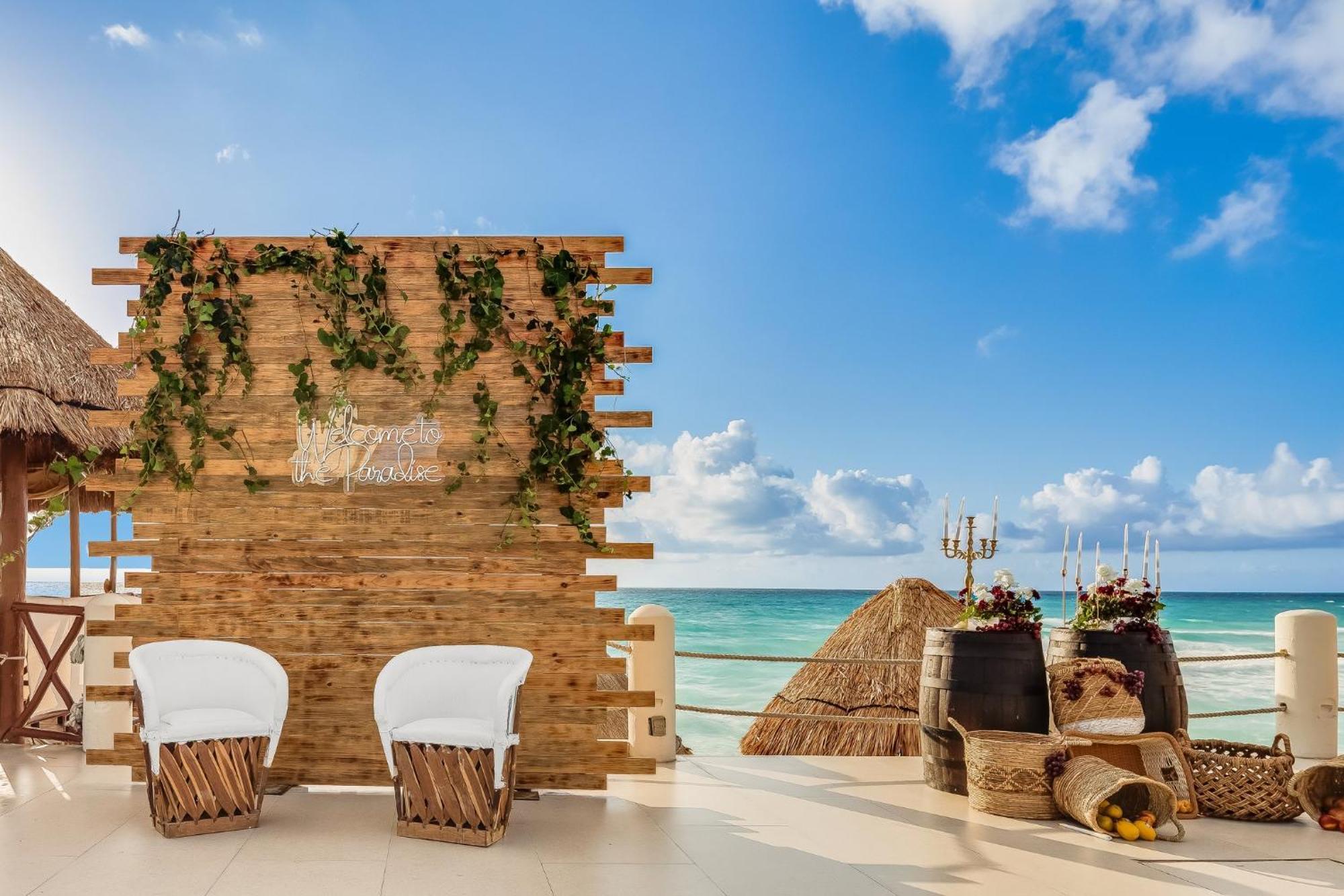 Fiesta Americana Condesa Cancún Exteriér fotografie View from the rooftop
